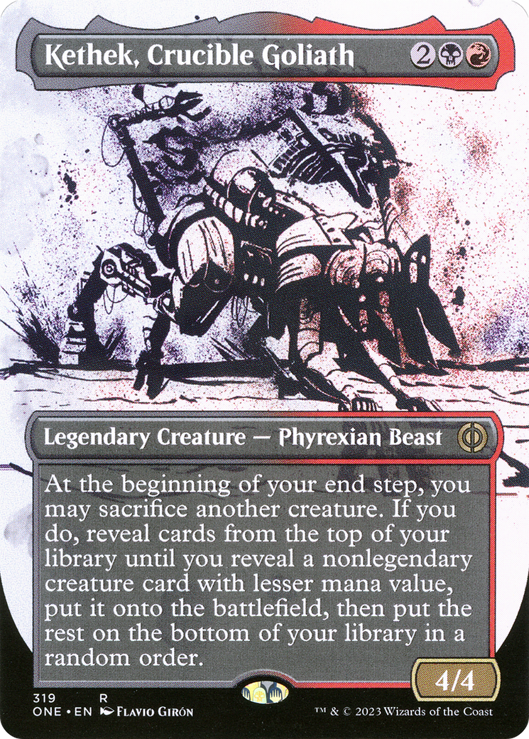 Kethek, Crucible Goliath (Showcase) (319) - Phyrexia: All Will Be One