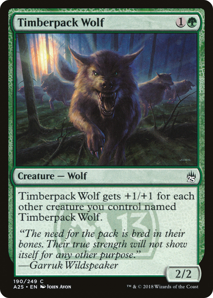 Timberpack Wolf (190) Foil - Masters 25