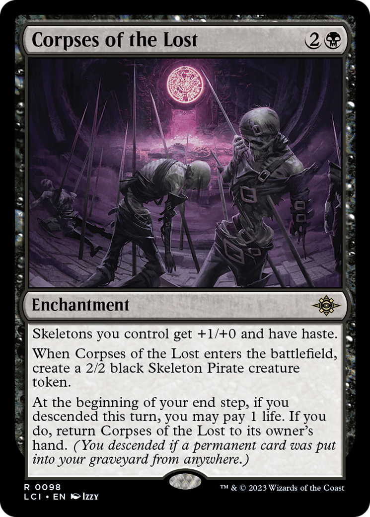 Corpses of the Lost (098) Foil - The Lost Caverns of Ixalan
