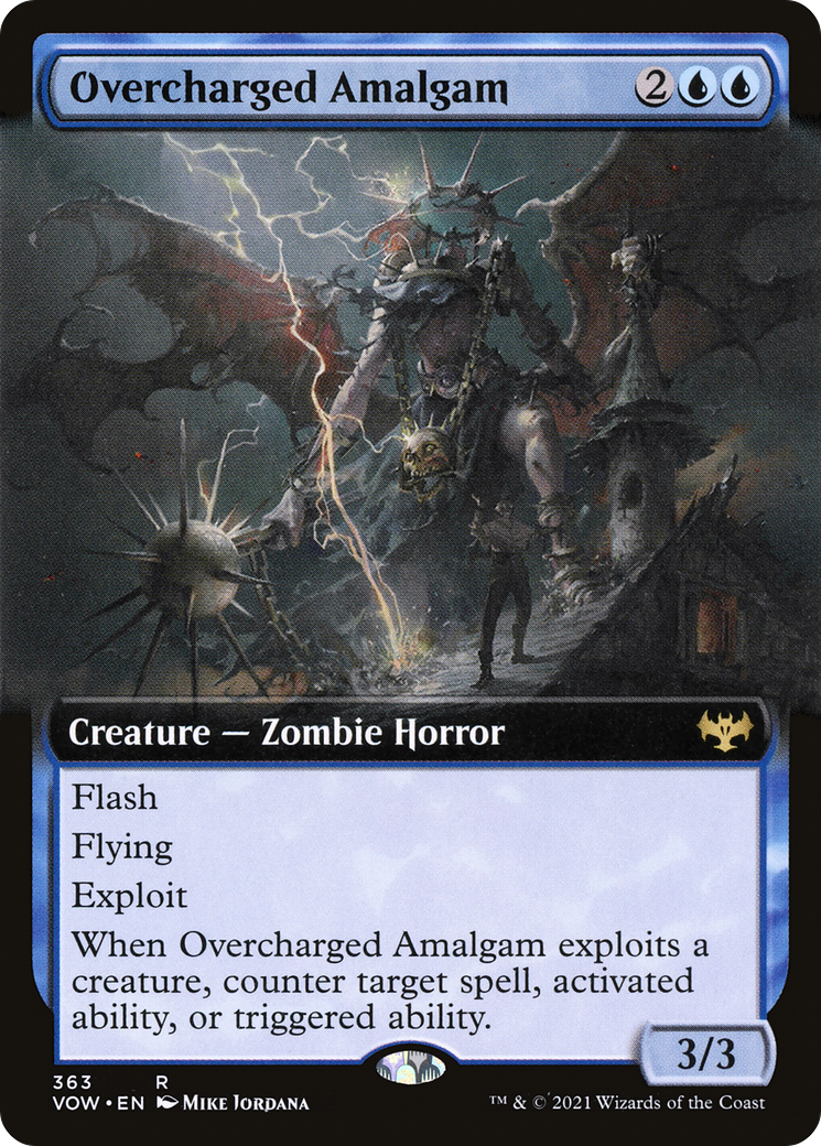 Overcharged Amalgam (Extended Art) (363) - Innistrad: Crimson Vow