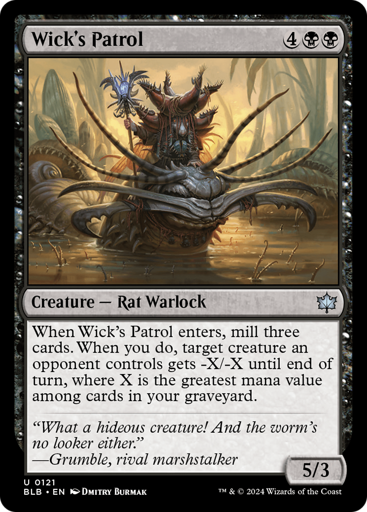 Wick's Patrol (121) Foil - Bloomburrow