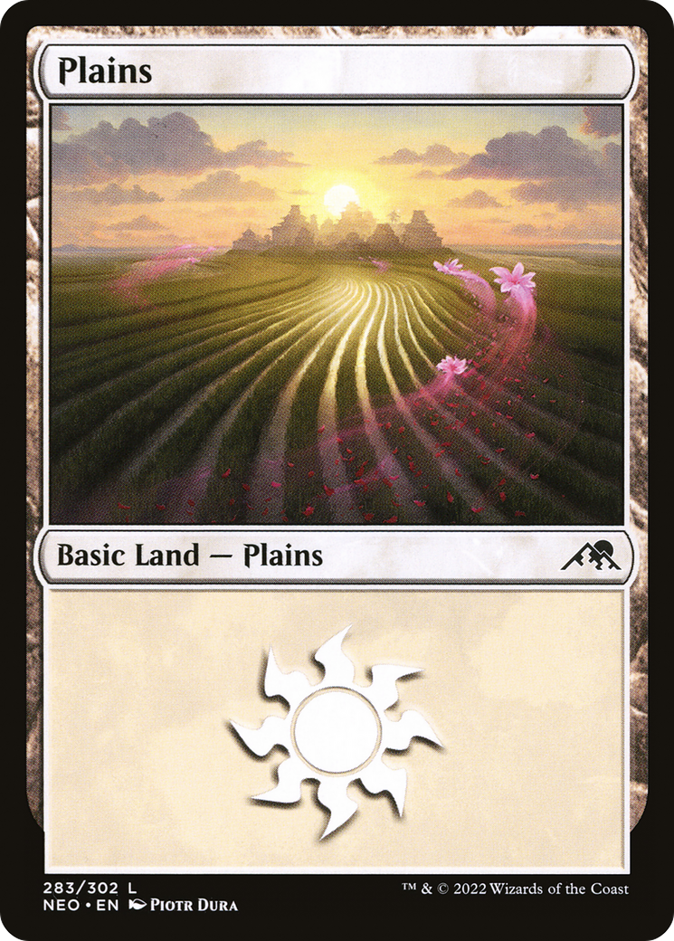 Plains (283) Foil - Kamigawa: Neon Dynasty