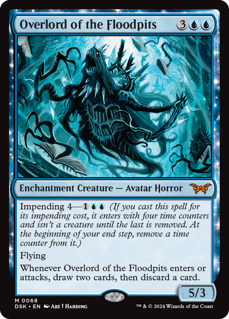 Overlord of the Floodpits (068) - Duskmourn: House of Horror