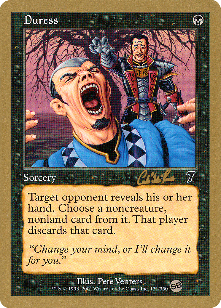 Duress (Retro) (cr131sb) - World Championship Decks 2002