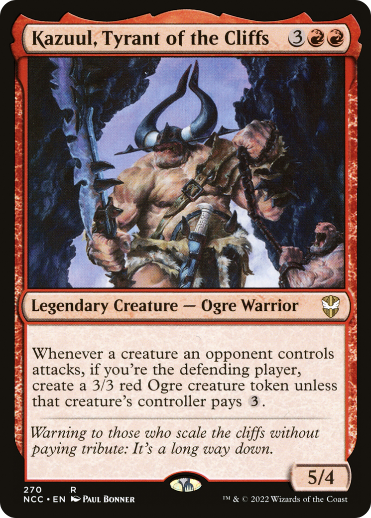 Kazuul, Tyrant of the Cliffs (270) - New Capenna Commander