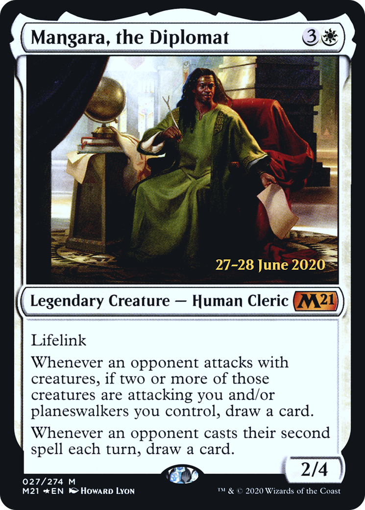 Mangara, the Diplomat (27s) Foil - Core Set 2021 Promos