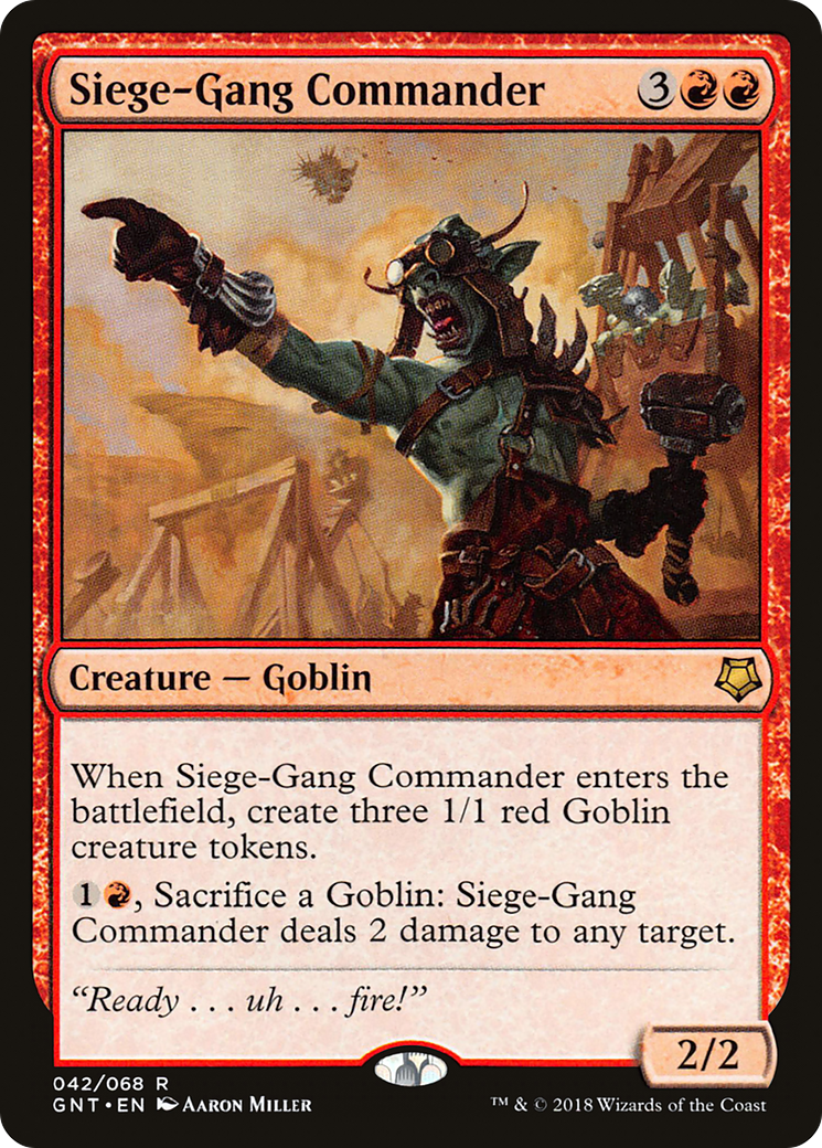 Siege-Gang Commander (042) - Game Night