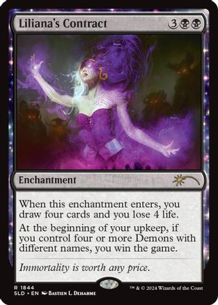 Liliana's Contract (1844) - Secret Lair Drop