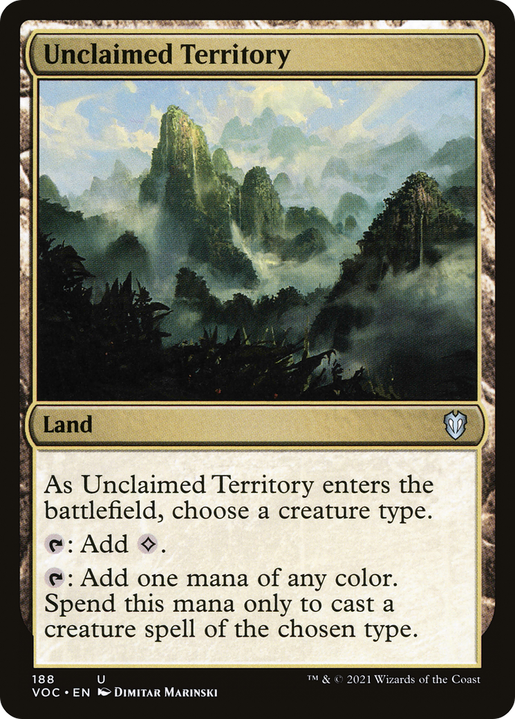 Unclaimed Territory (188) - Crimson Vow Commander