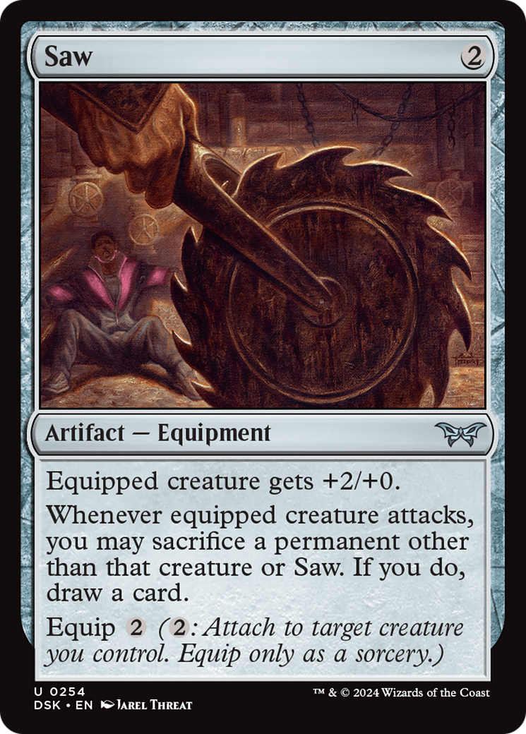 Saw (254) Foil - Duskmourn: House of Horror