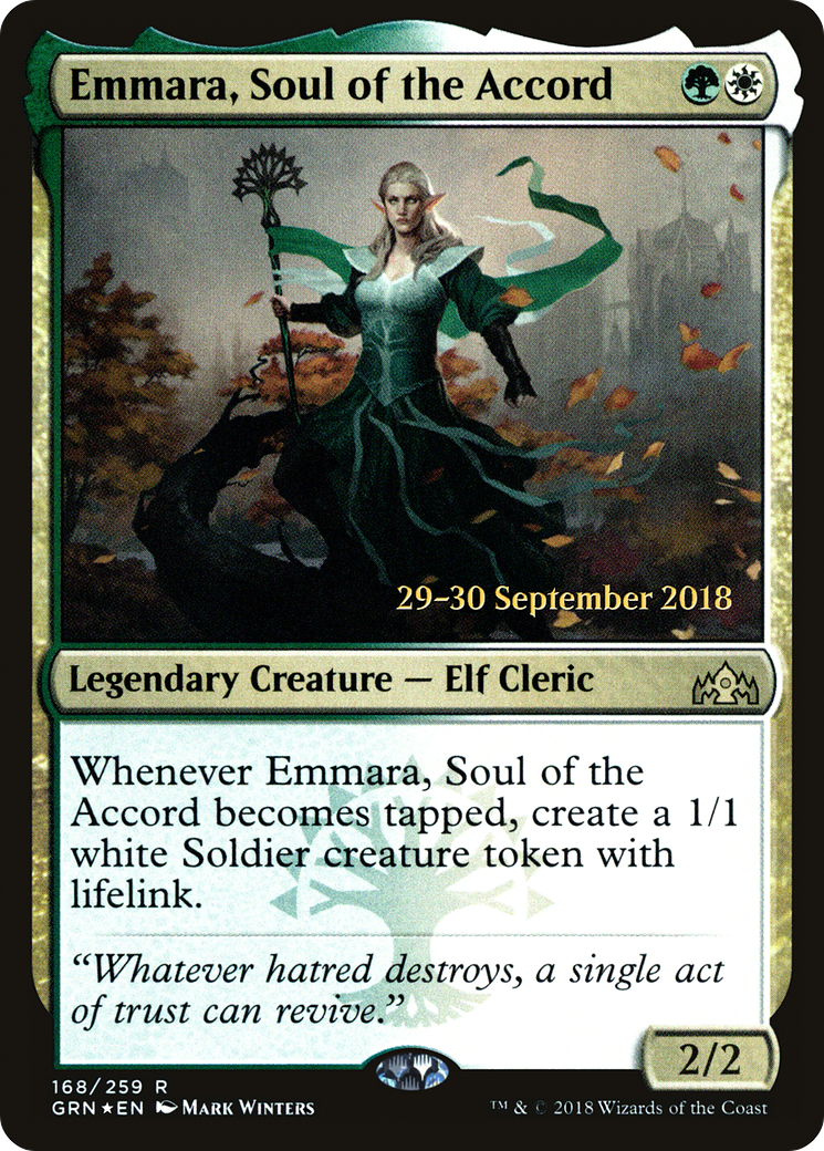 Emmara, Soul of the Accord (168) Foil - Guilds of Ravnica Promos
