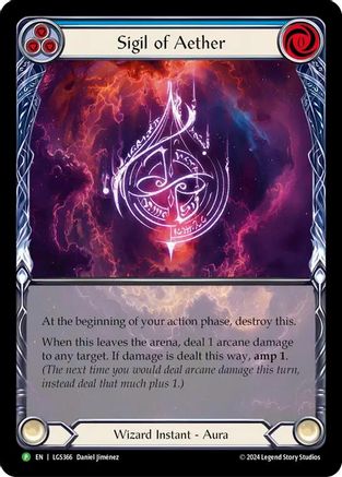 Sigil of Aether (LGS366) Rainbow Foil - FaB Promos