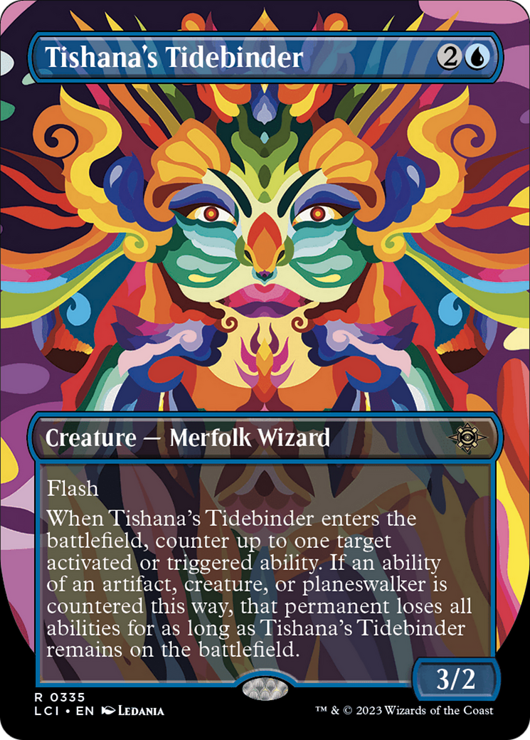 Tishana's Tidebinder (Borderless) (335) Foil - The Lost Caverns of Ixalan