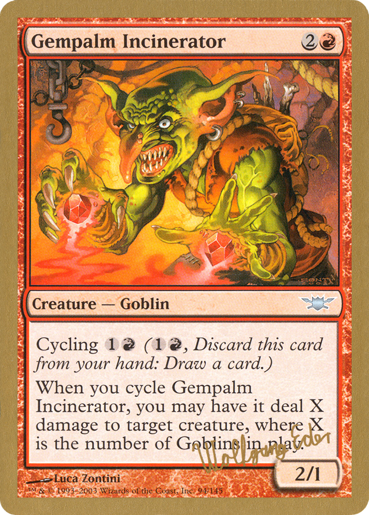 Gempalm Incinerator (we94) - World Championship Decks 2003