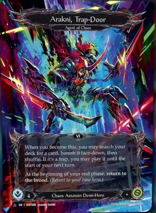 Arakni, Trap-Door (Marvel) (HNT008) Cold Foil - The Hunted