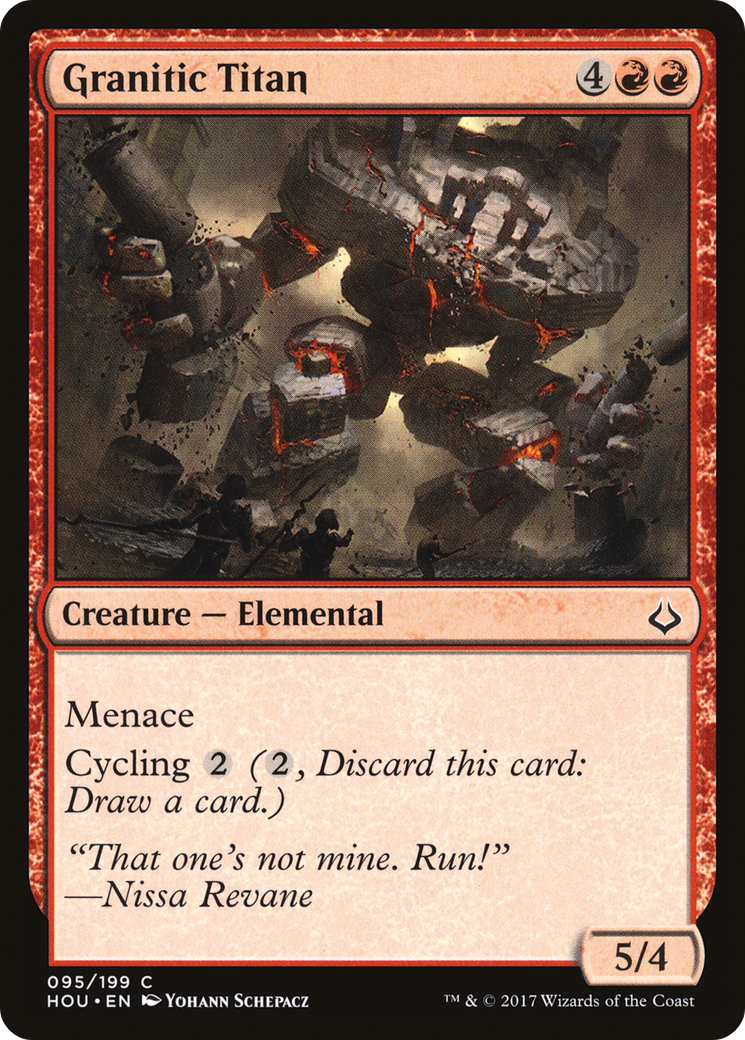 Granitic Titan (095) Foil - Hour of Devastation