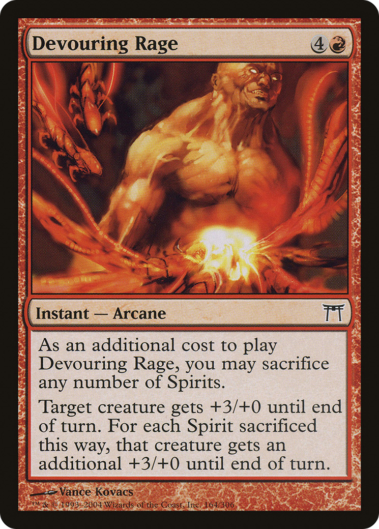 Devouring Rage (164) - Champions of Kamigawa