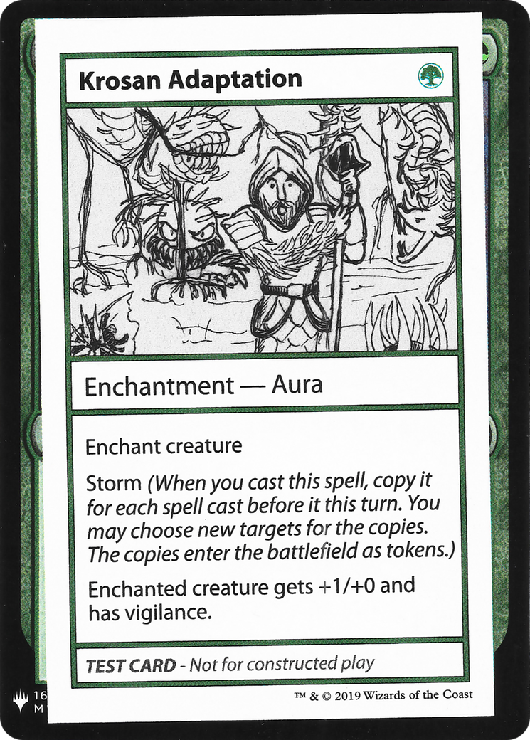 Krosan Adaptation (080) - Mystery Booster Playtest Cards 2019