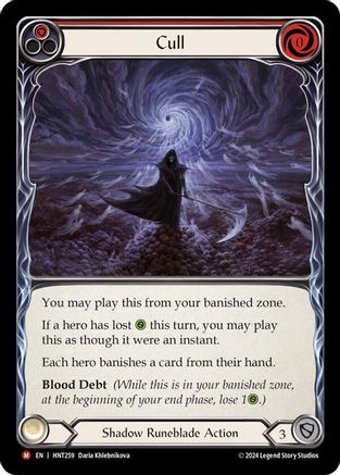 Cull (HNT259) Rainbow Foil - The Hunted