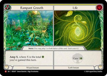 Rampant Growth // Life (LGS341) Cold Foil - FaB Promos