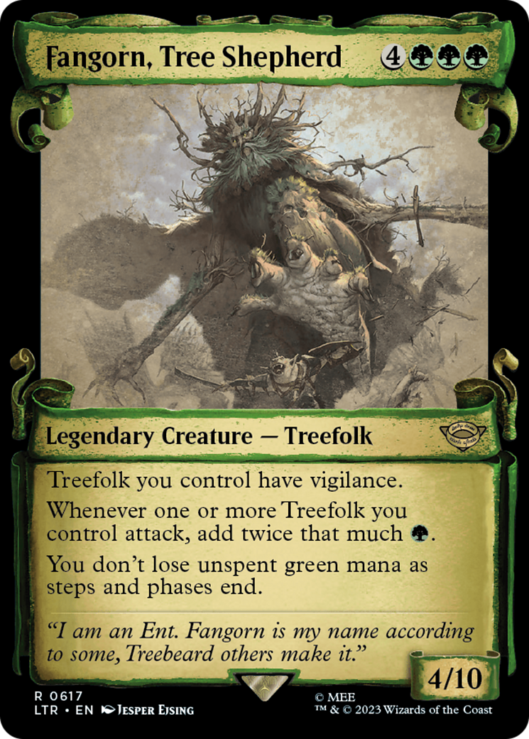 Fangorn, Tree Shepherd (Showcase) (617) Foil - The Lord of the Rings: Tales of Middle-earth