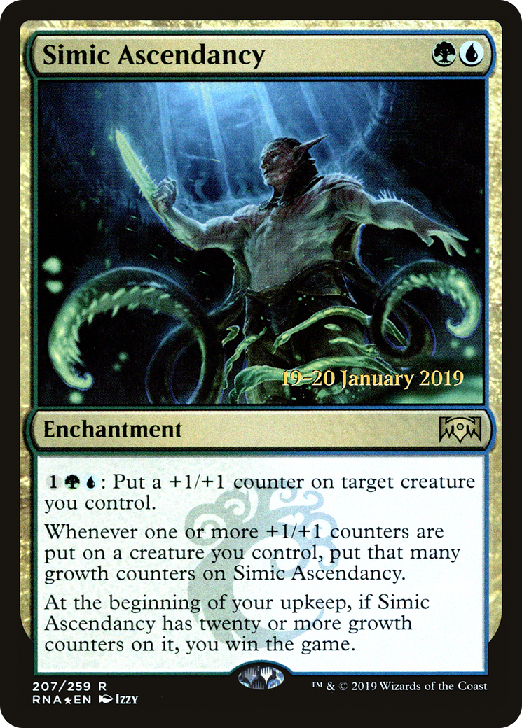 Simic Ascendancy (207s) Foil - Ravnica Allegiance Promos