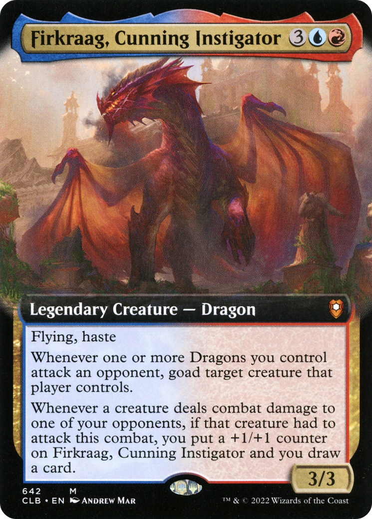 Firkraag, Cunning Instigator (Extended Art) (642) - Commander Legends: Battle for Baldur's Gate