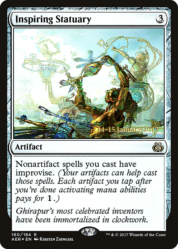 Inspiring Statuary (160) Foil - Aether Revolt Promos