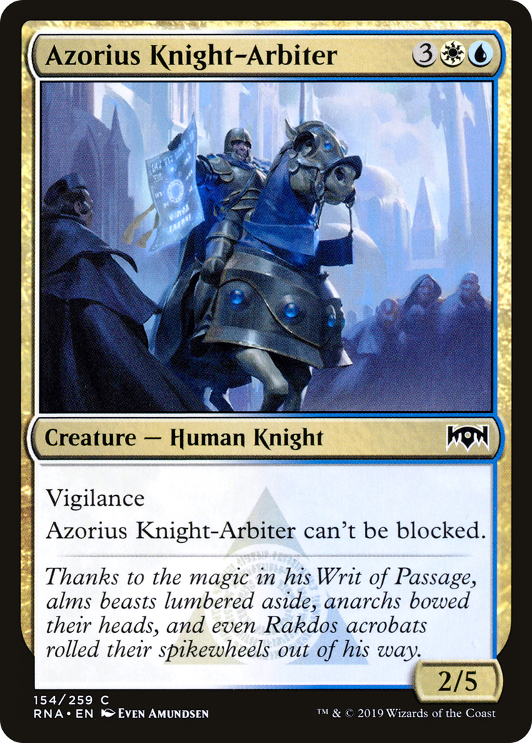 Azorius Knight-Arbiter (154) Foil - Ravnica Allegiance