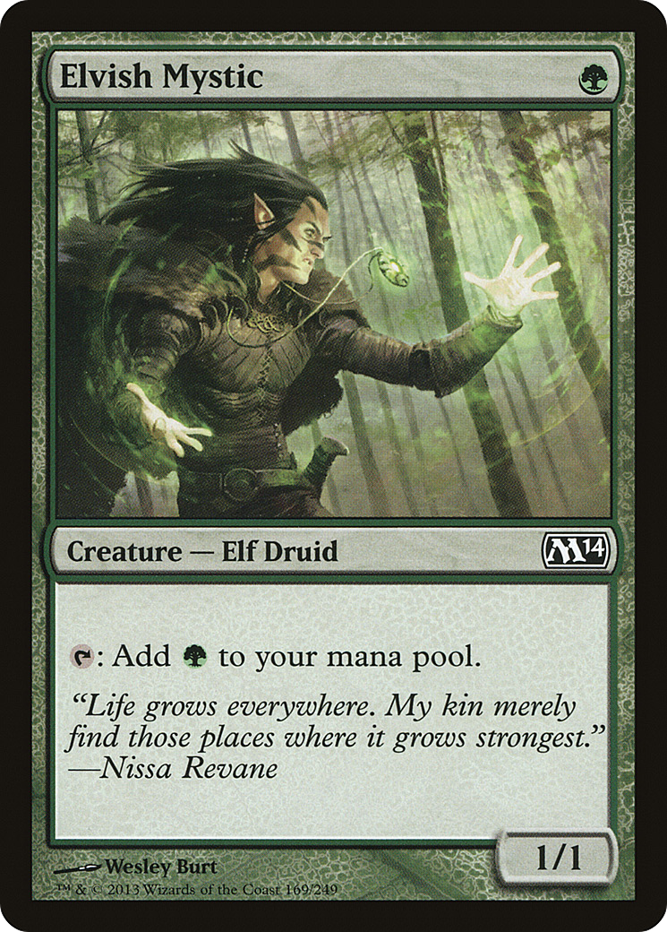 Elvish Mystic (169) Foil - Magic 2014