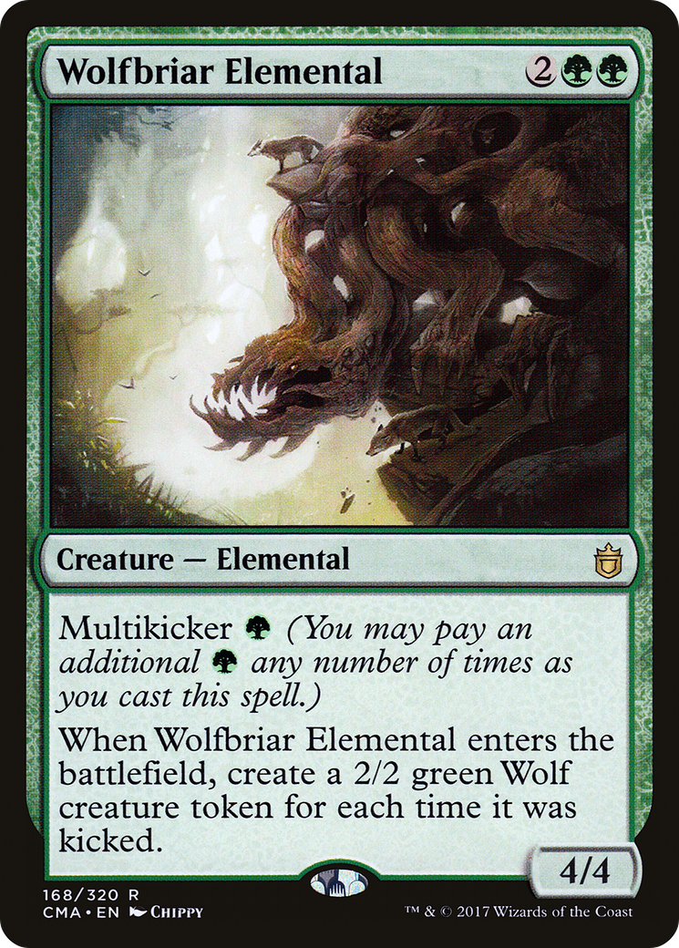 Wolfbriar Elemental (168) - Commander Anthology