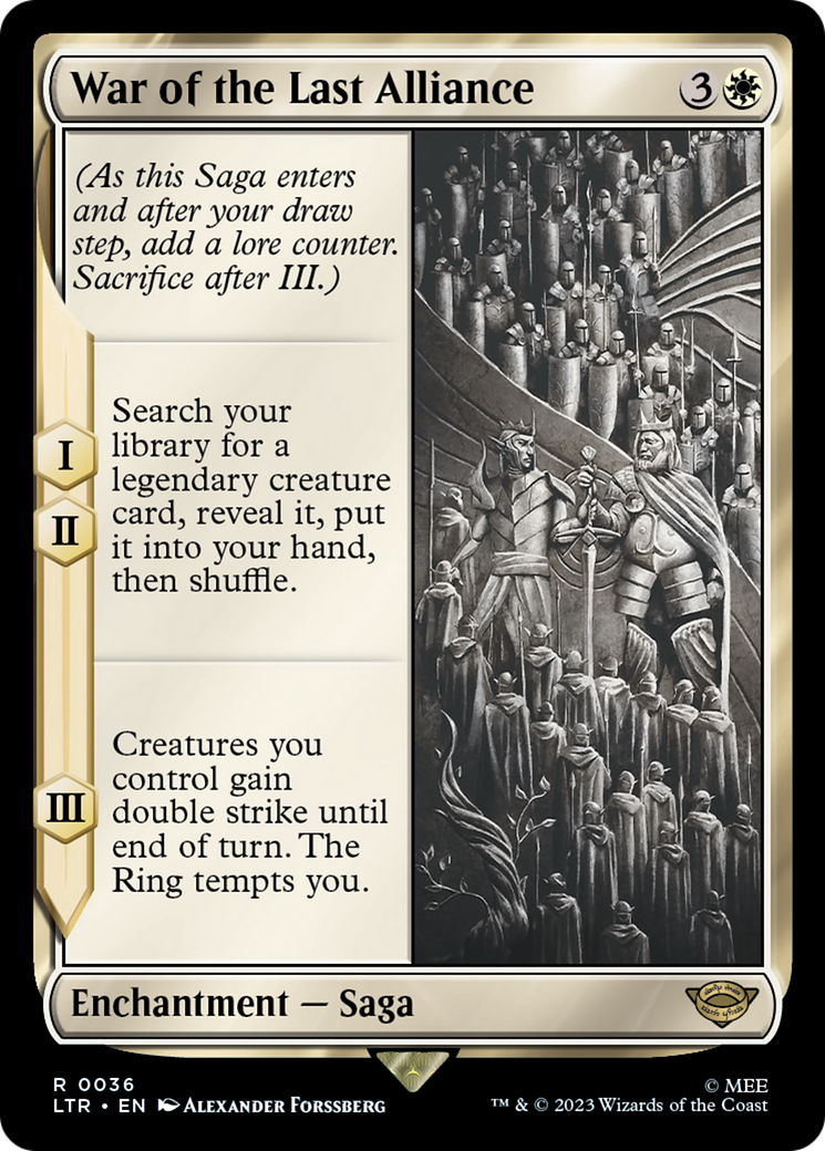 War of the Last Alliance (036) Foil - The Lord of the Rings: Tales of Middle-earth