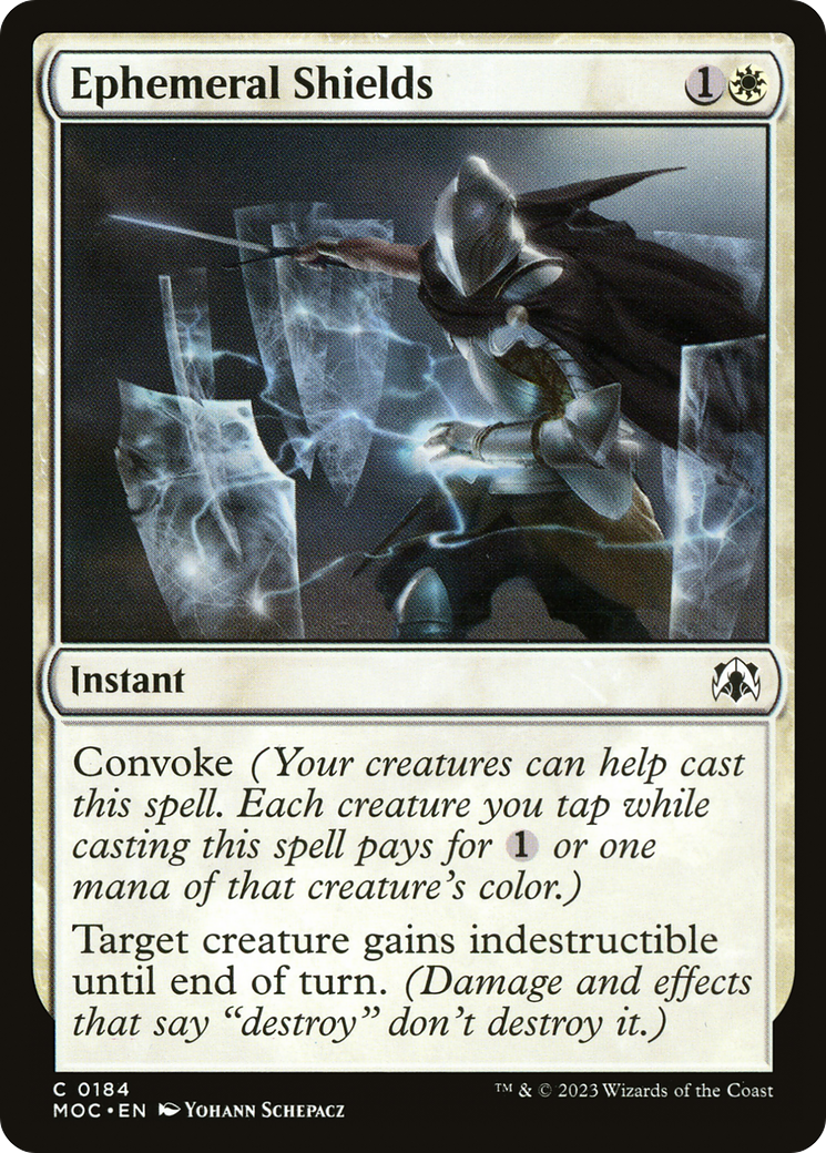 Ephemeral Shields (184) - March of the Machine Commander