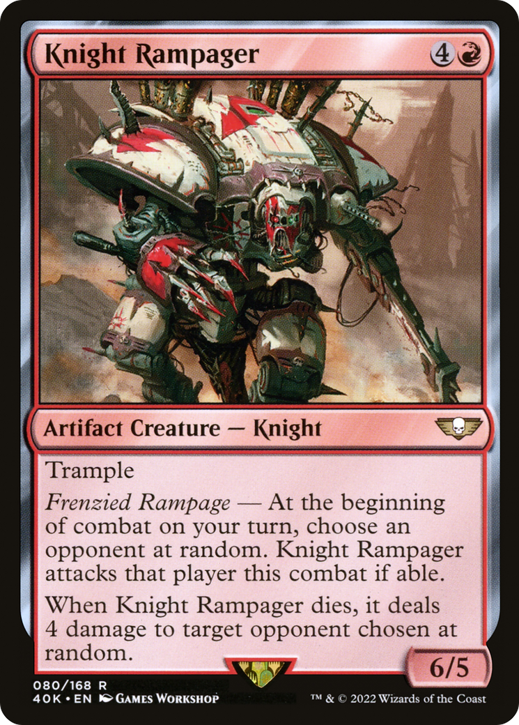 Knight Rampager (080) - Warhammer 40,000 Commander
