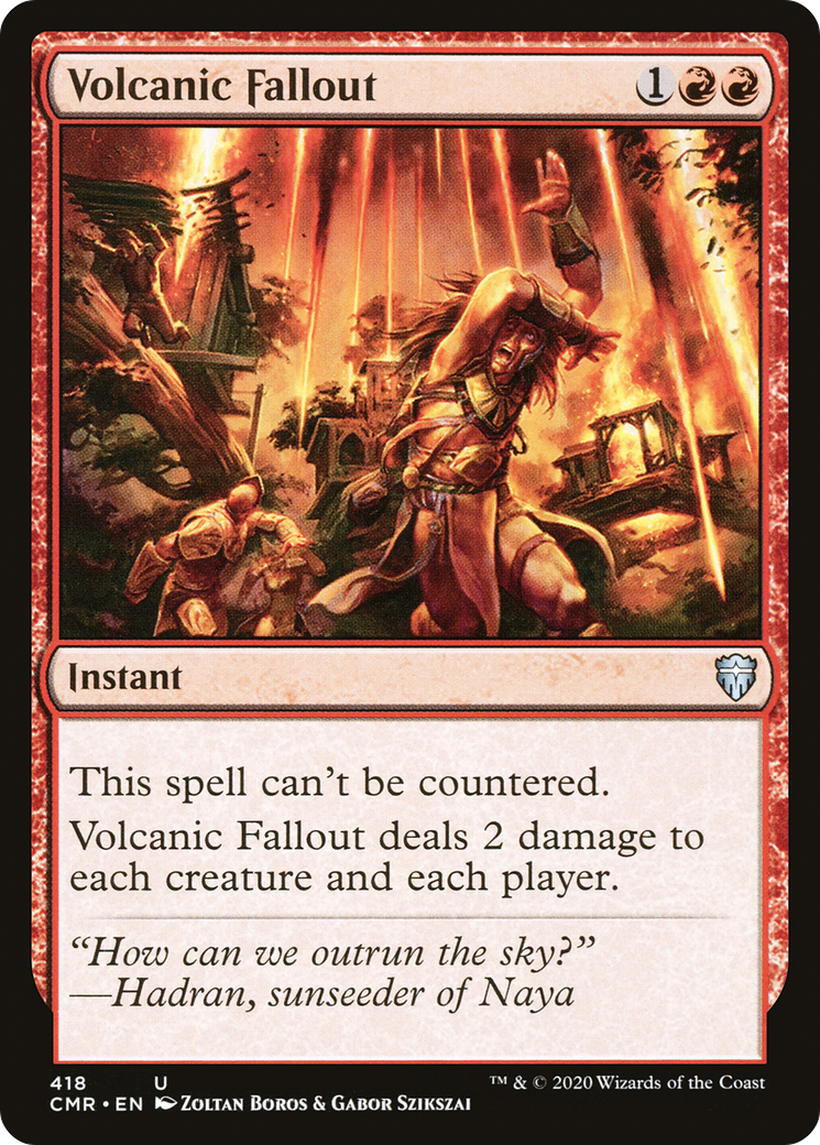Volcanic Fallout (418) - Commander Legends