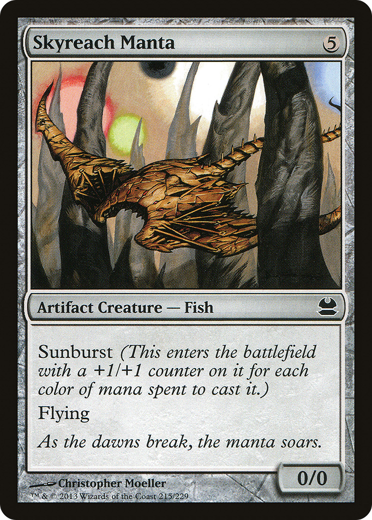 Skyreach Manta (215) Foil - Modern Masters
