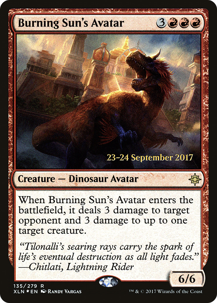 Burning Sun's Avatar (135) Foil - Ixalan Promos
