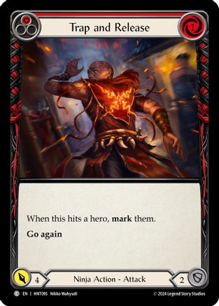 Trap and Release (Red) (HNT095) Rainbow Foil - The Hunted
