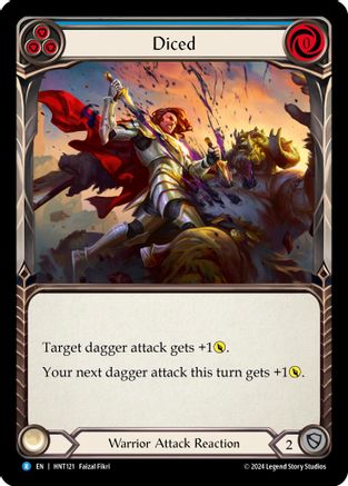 Diced (Blue) (HNT121) Rainbow Foil - The Hunted