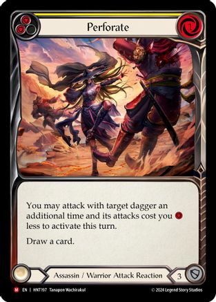 Perforate (HNT197) Rainbow Foil - The Hunted