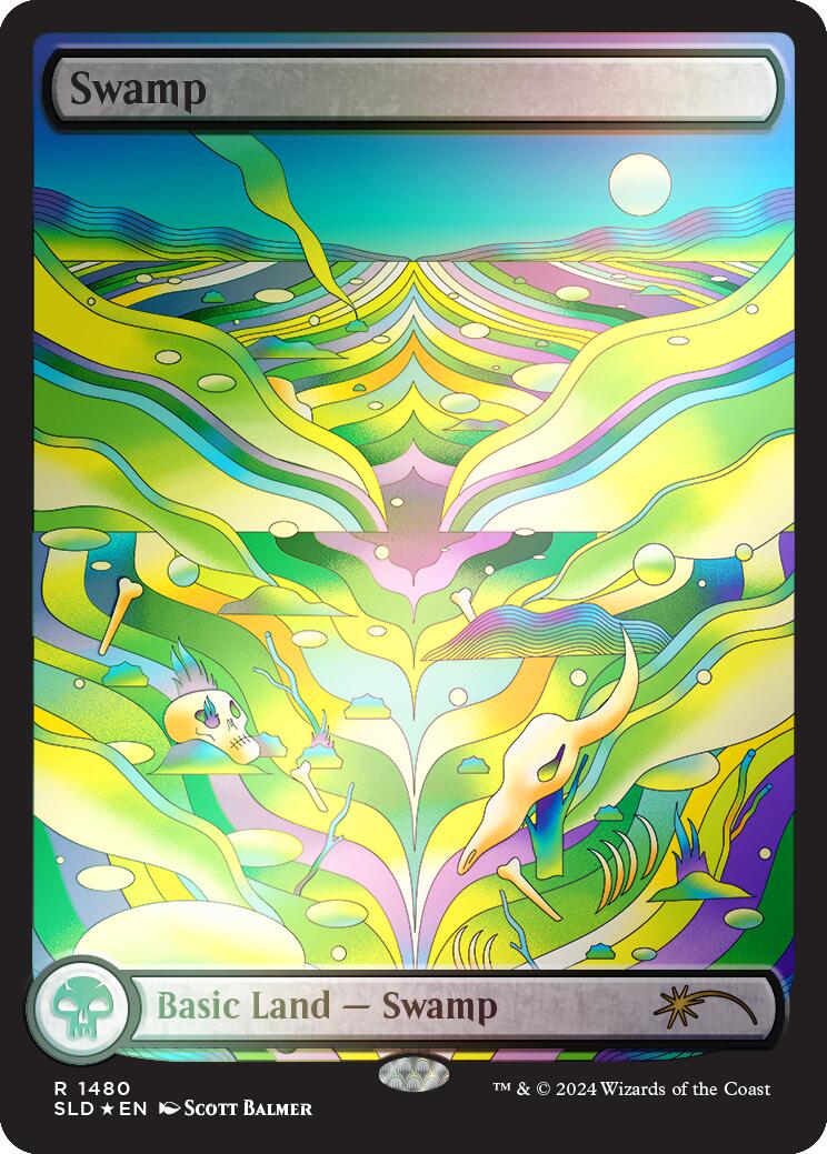 Swamp (1480) Foil - Secret Lair Drop Series