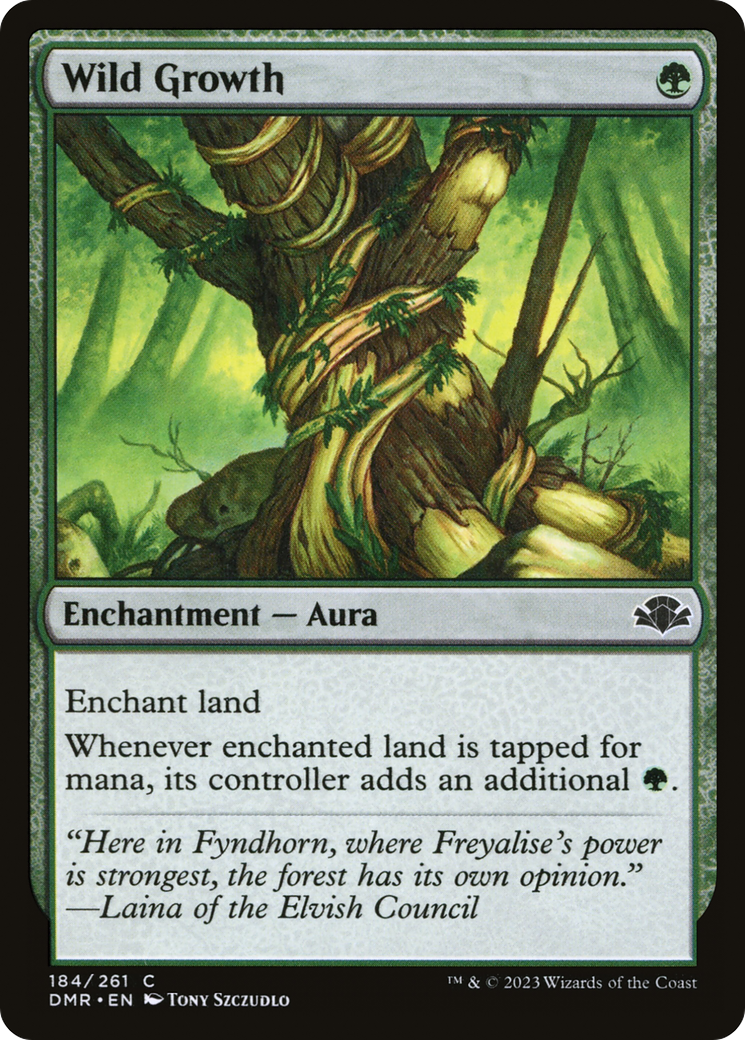 Wild Growth (184) Foil - Dominaria Remastered