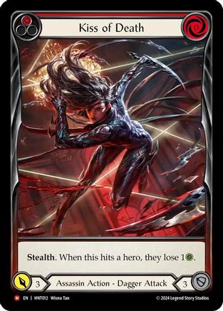 Kiss of Death (Extended Art) (HNT012) Cold Foil - The Hunted