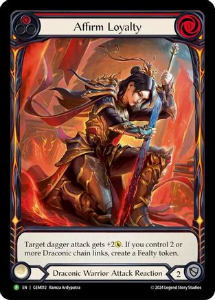 Affirm Loyalty (GEM012) - GEM Pack 1