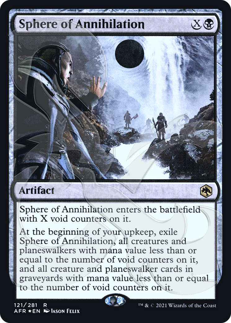 Sphere of Annihilation (121) Foil - Adventures in the Forgotten Realms Promos