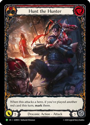 Hunt the Hunter (Red) (GEM014) Rainbow Foil - GEM Pack 1