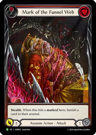Mark of the Funnel Web (Red) (GEM022) - GEM Pack 1