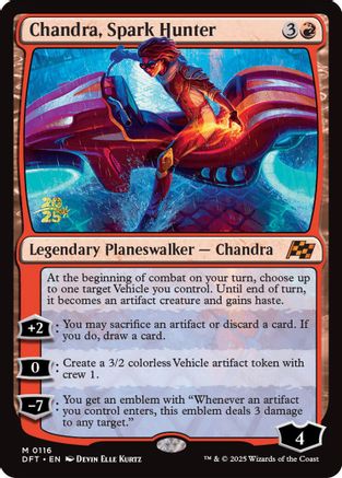 Chandra, Spark Hunter (116) Foil - Prerelease Cards