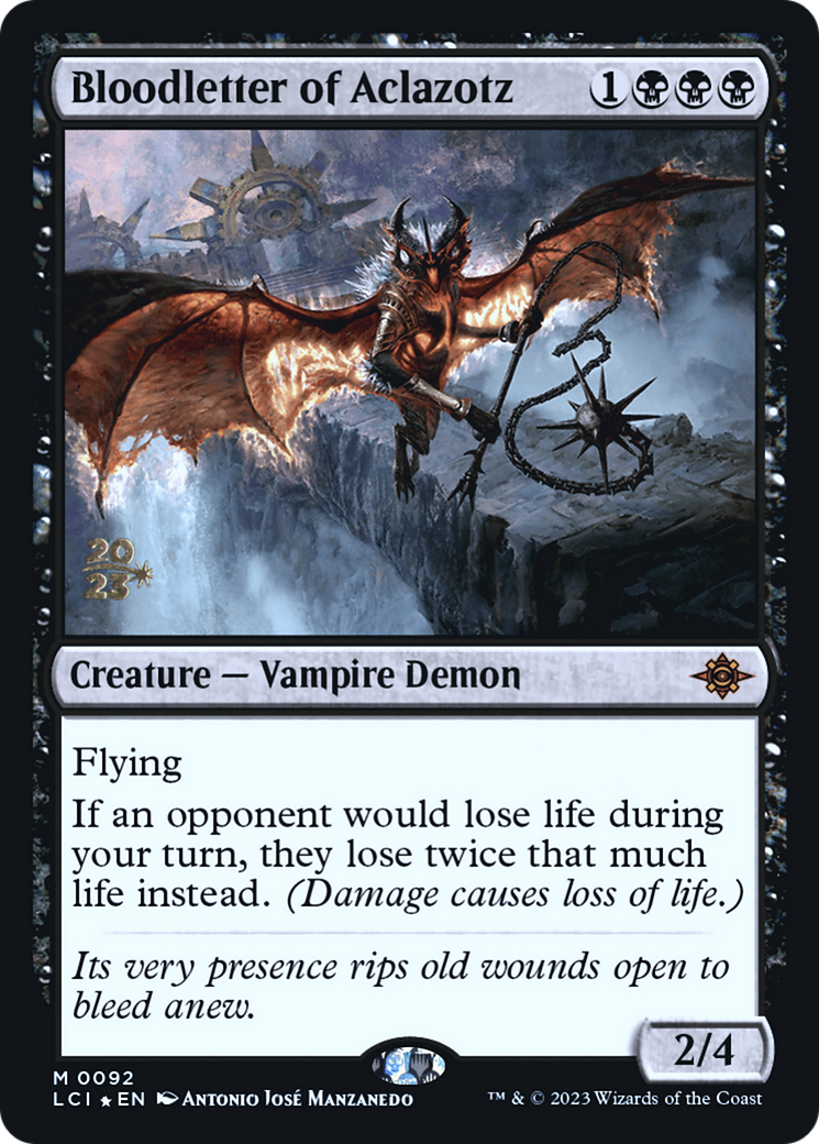 Bloodletter of Aclazotz (092) Foil - The Lost Caverns of Ixalan Promos