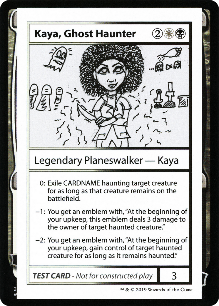Kaya, Ghost Haunter (094) - Mystery Booster Playtest Cards 2021